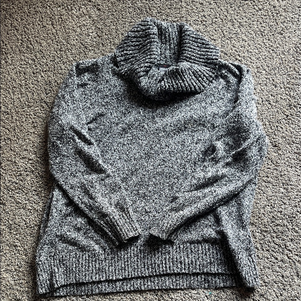 Rafaella Charcoal Cowl Neck Sweater